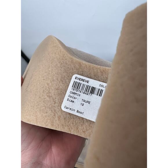 DOLCE VITA New in Box Carmin H2O Heeled Boots in Taupe Leather // 10